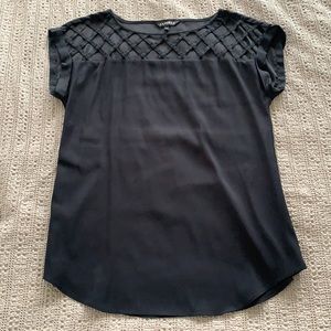 Black Criss Cross Tunic